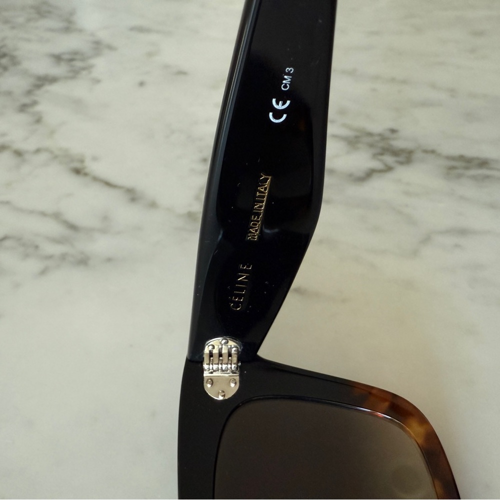 Stylish Black and Brown Sunglasses Celine - Picture 3 of 4